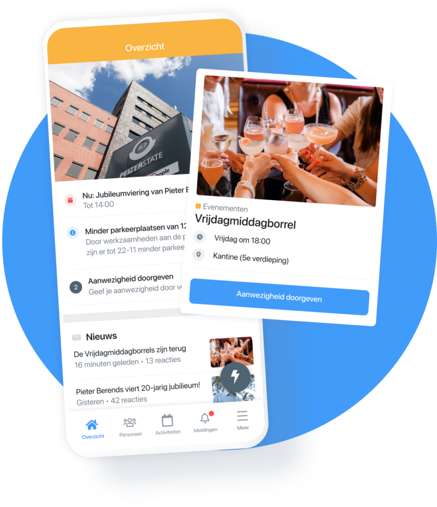 Personeelsapp voorbeeld Socie