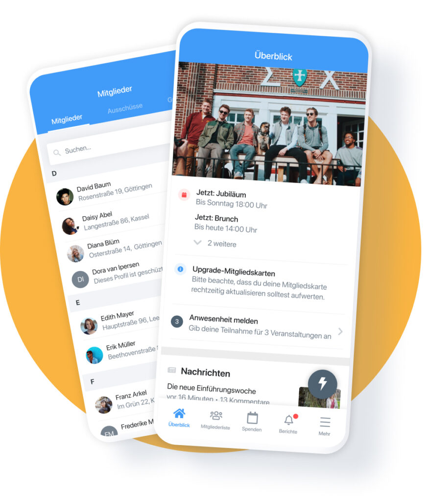 Studentenvereinigungen App