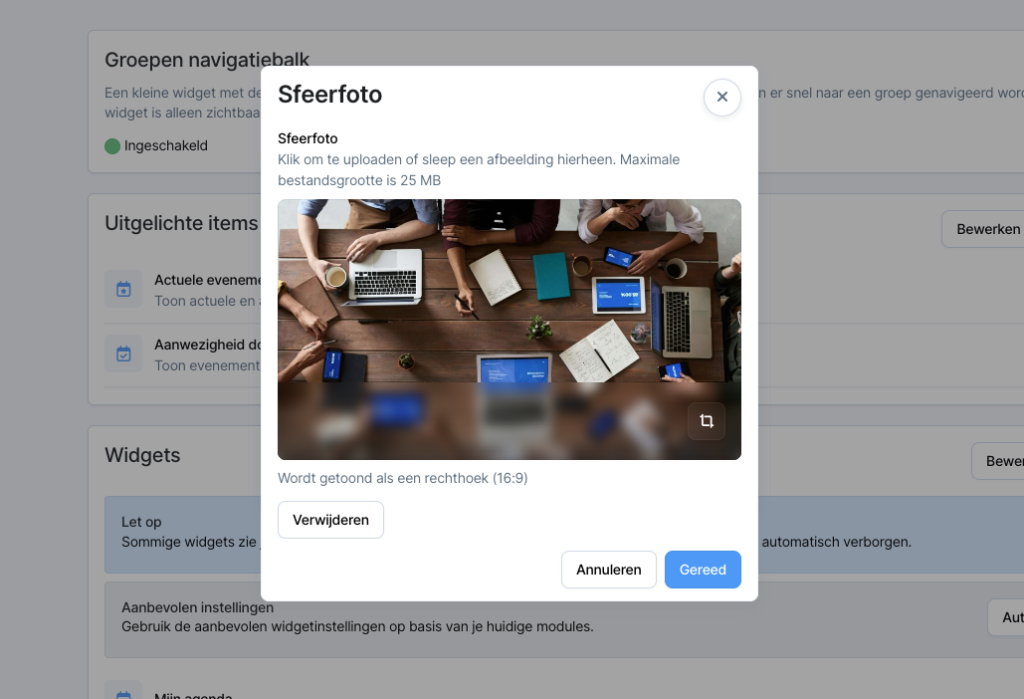 Afbeelding bijsnijden