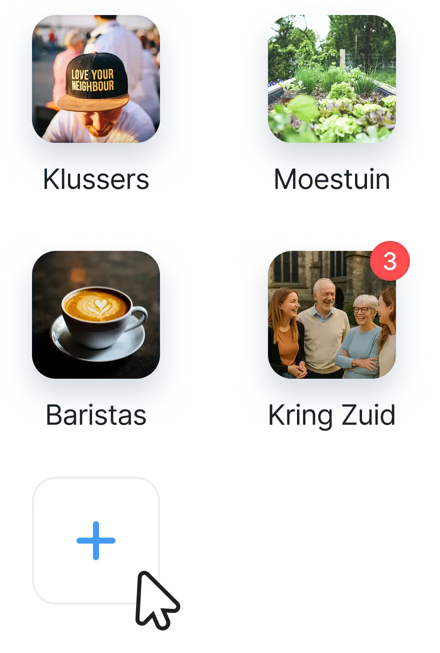 Aufgaben App Gruppen Socie Community
